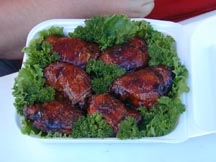 Barbecued Chicken, Competition turn in box
